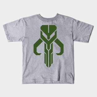 Mythosaur Geometric Emblem Green Kids T-Shirt